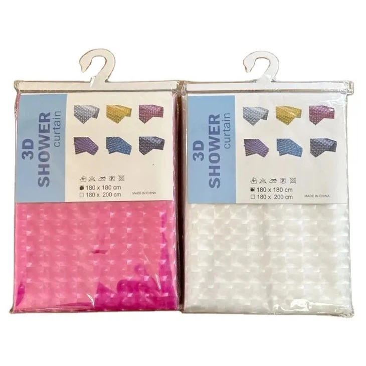 3D Abstract Machine Washable Waterproof Shower Curtain