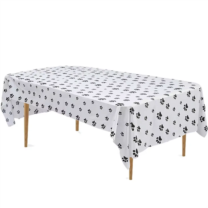 Disposable Animal Theme Print Waterproof Oil-proof Tablecloth