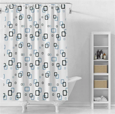 Vanntett gardin for vindu inni dusj